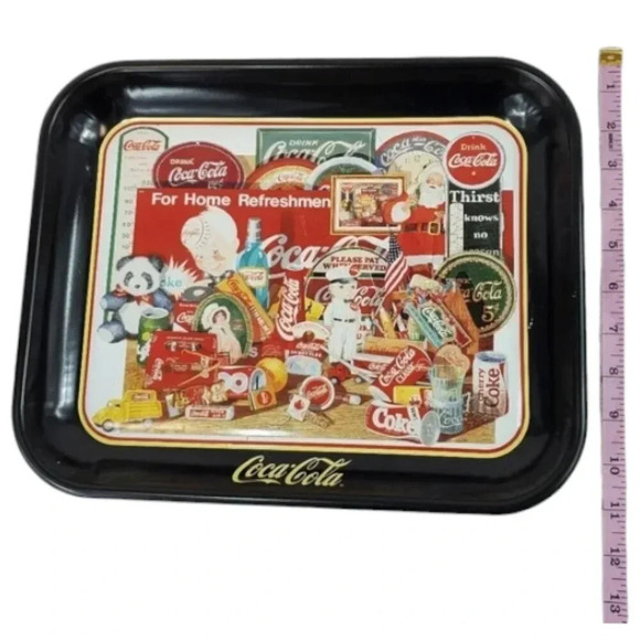 1996 Through the Years, II Large Tin Coca Cola Tray Coca Cola 90s Vintage 66 - Picture 4 of 10